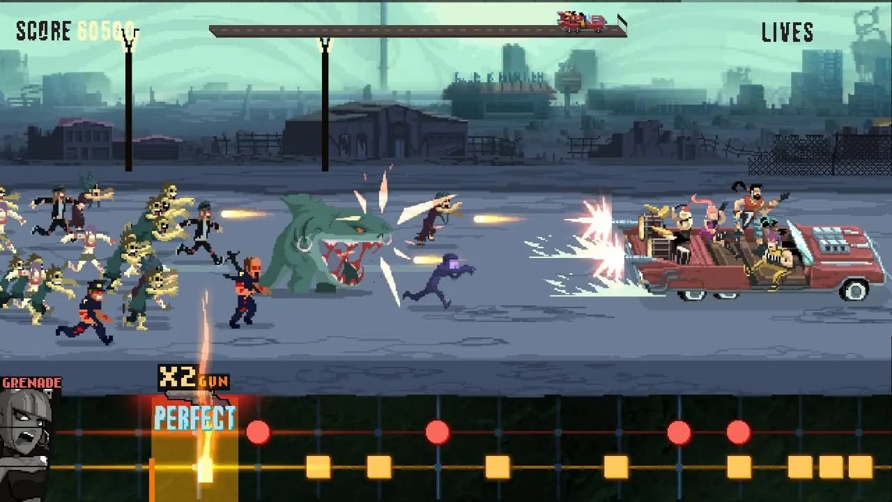 DOUBLE KICK HEROES Steam — zrzut ekranu 1 z 6
