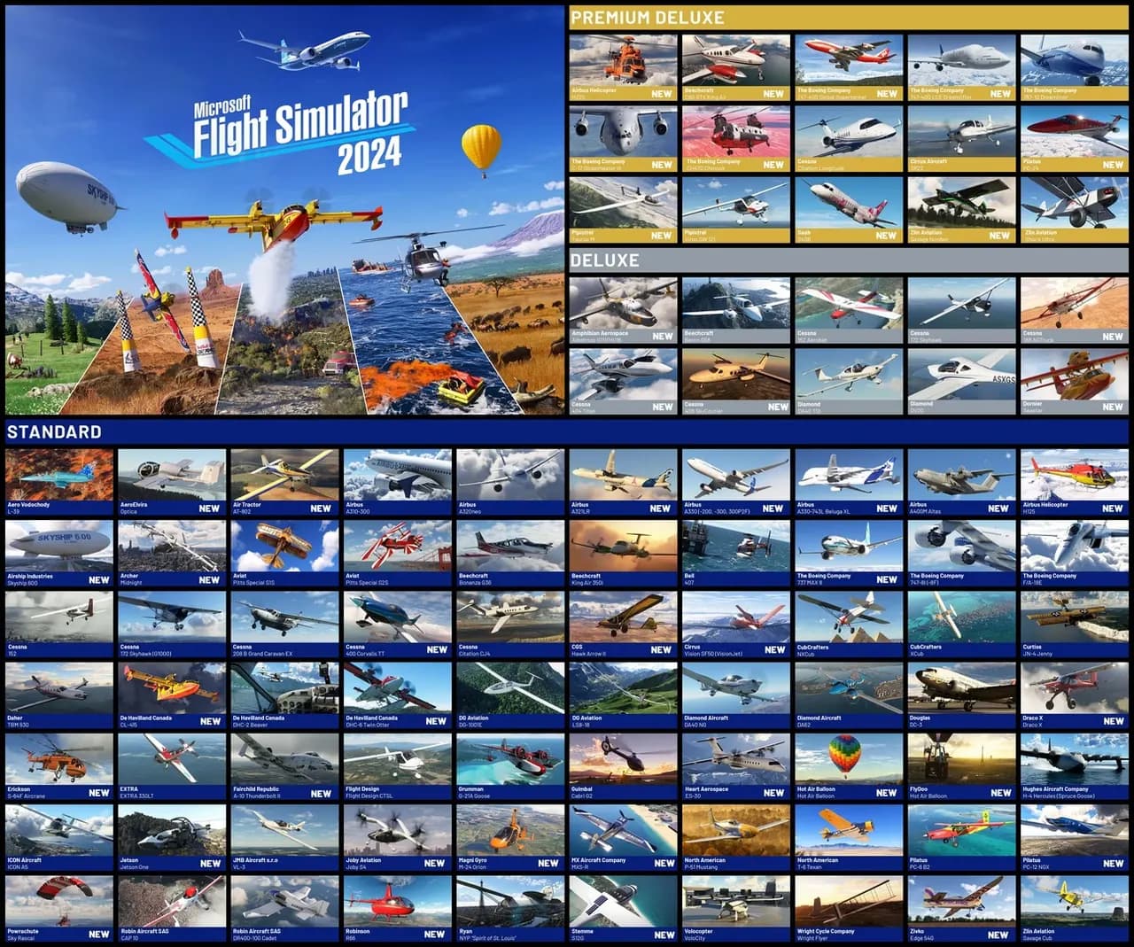 MICROSOFT FLIGHT SIMULATOR 2024 PREMIUM DELUXE EDITION Xbox Series X/S — zrzut ekranu 1 z 6
