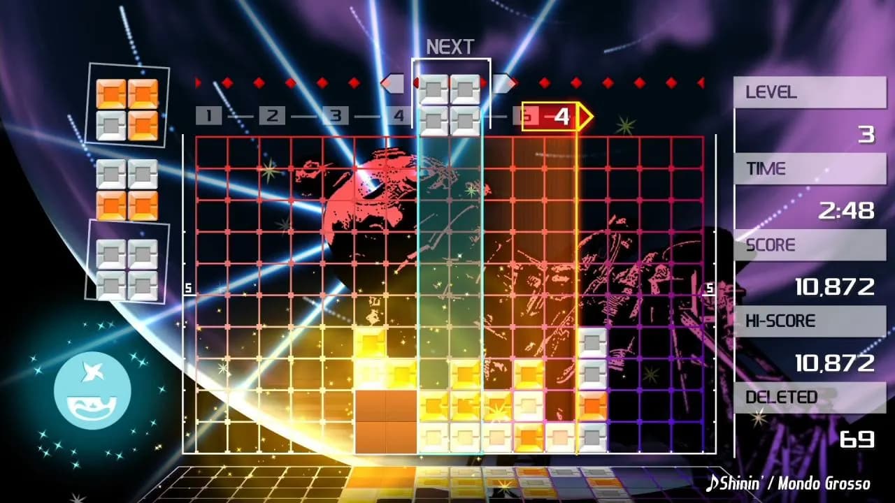 LUMINES REMASTERED — zrzut ekranu 2