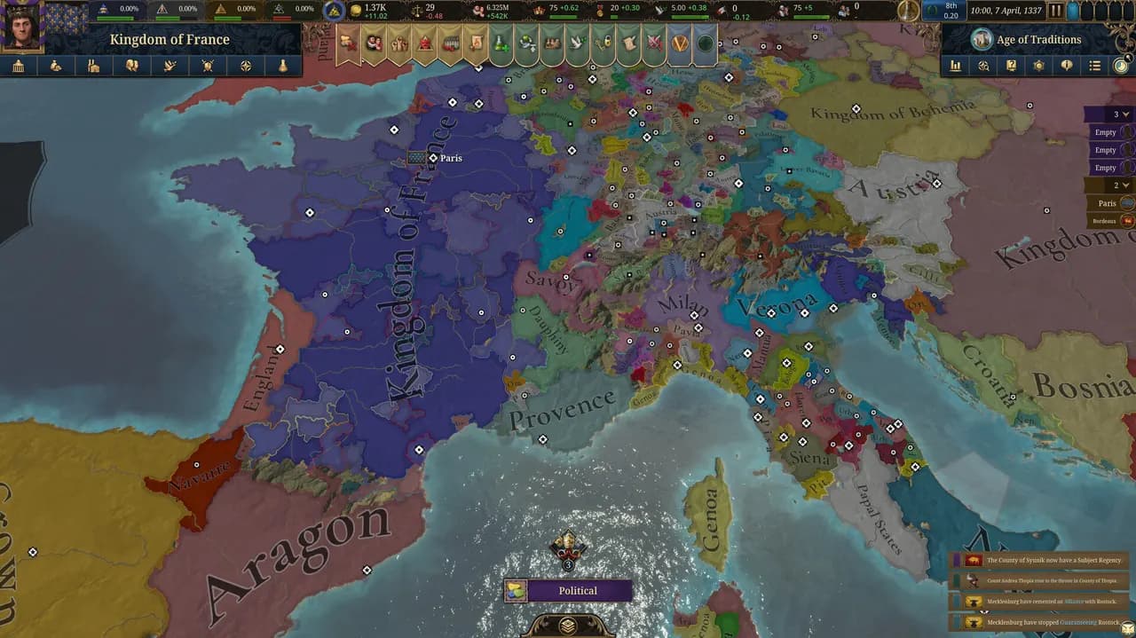 Europa Universalis V STEAM KLUCZ KOD — zrzut ekranu 2
