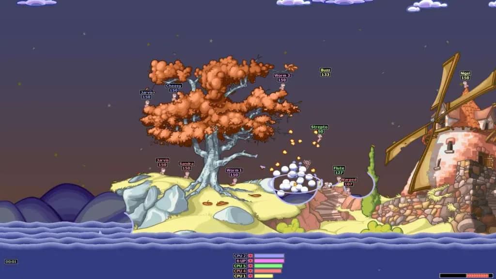 Worms Armageddon STEAM KLUCZ — zrzut ekranu 4