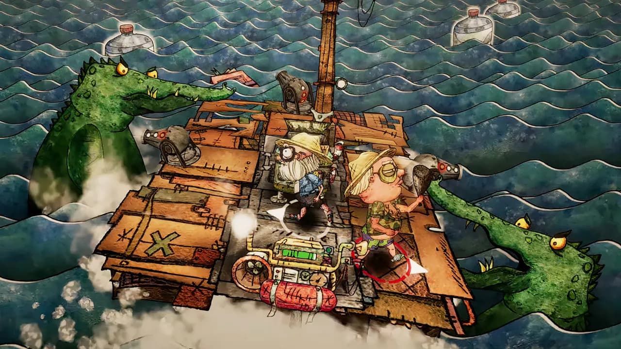 TRASH SAILORS CO-OP TRASH RAFT SIMULATOR Steam — zrzut ekranu 1 z 6
