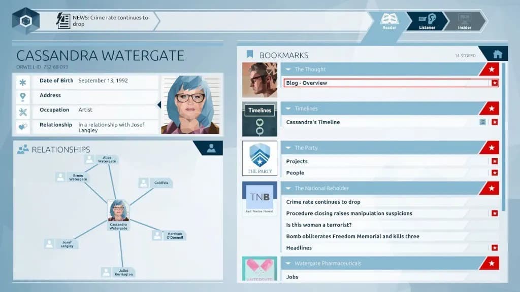 ORWELL KEEPING AN EYE ON YOU Steam — zrzut ekranu 6