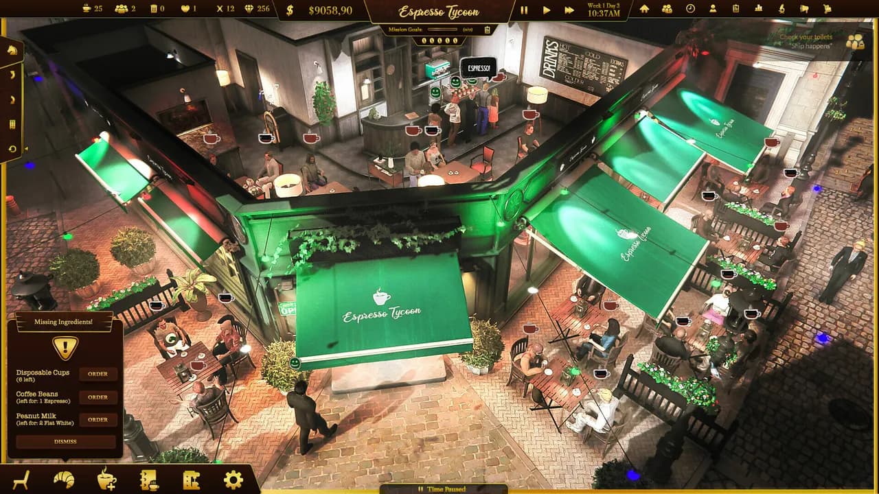 ESPRESSO TYCOON Steam — zrzut ekranu 2