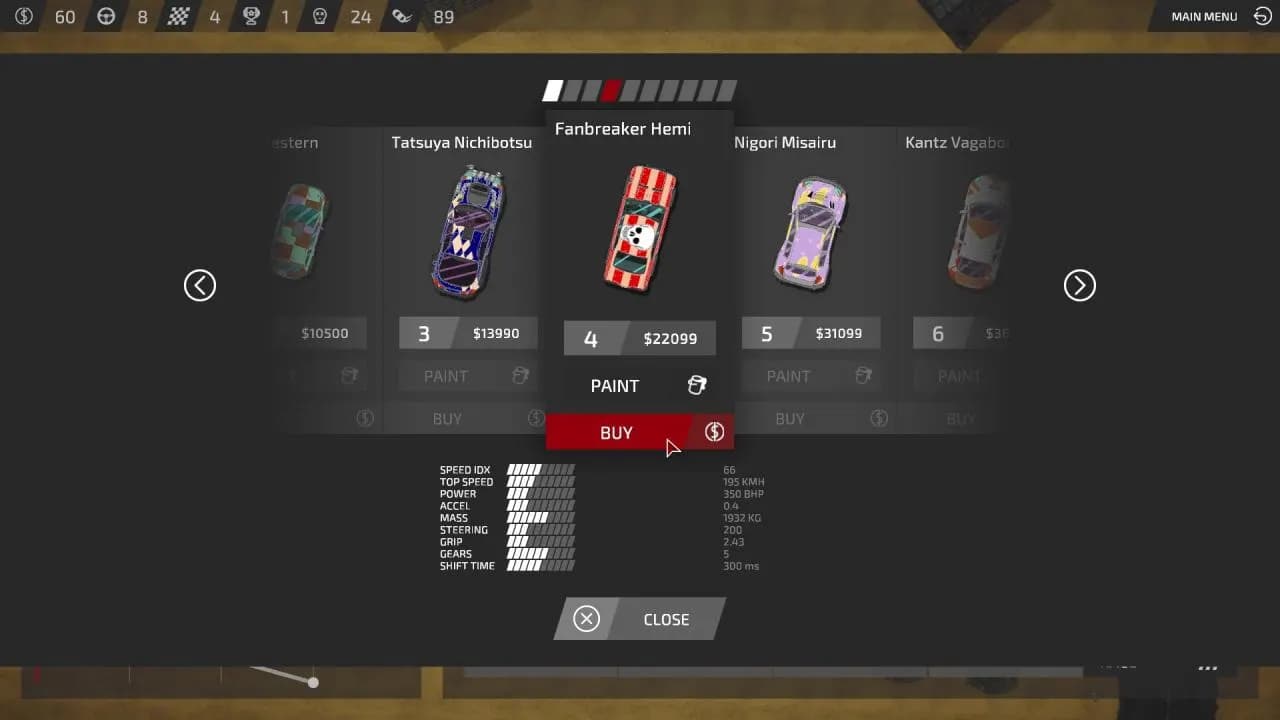 BLOODY RALLY SHOW Xbox One & Series X/S — zrzut ekranu 1 z 6