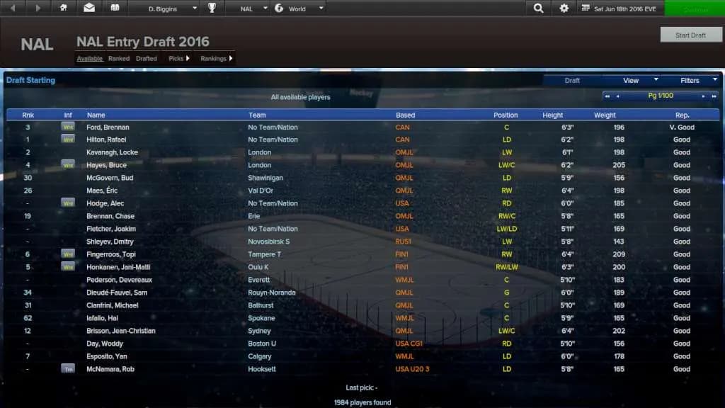 EASTSIDE HOCKEY MANAGER Steam — zrzut ekranu 4