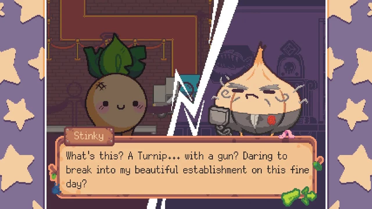TURNIP BOY ROBS A BANK Steam — zrzut ekranu 1 z 6