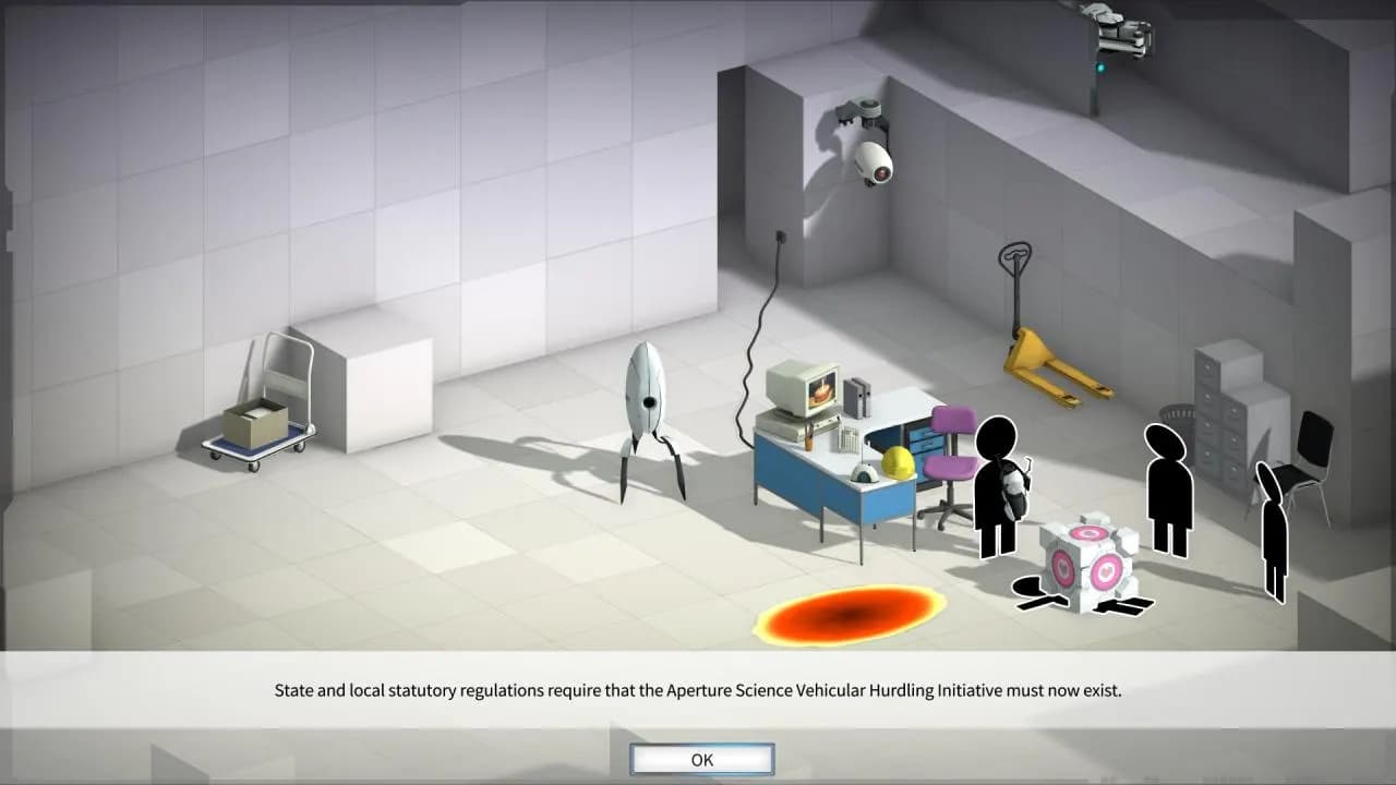 BRIDGE CONSTRUCTOR PORTAL Steam — zrzut ekranu 1 z 5