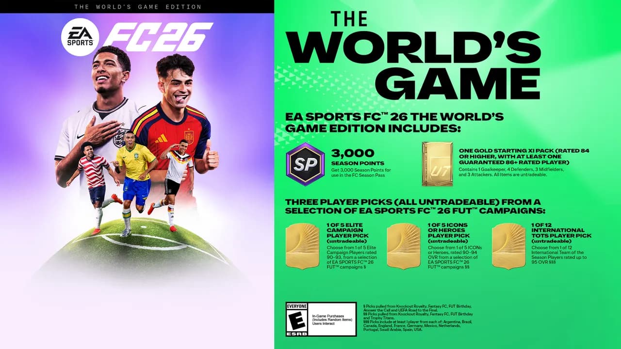 EA SPORTS FC 26 The World's Game Edition Xbox One & Series X/S — zrzut ekranu 1 z 6