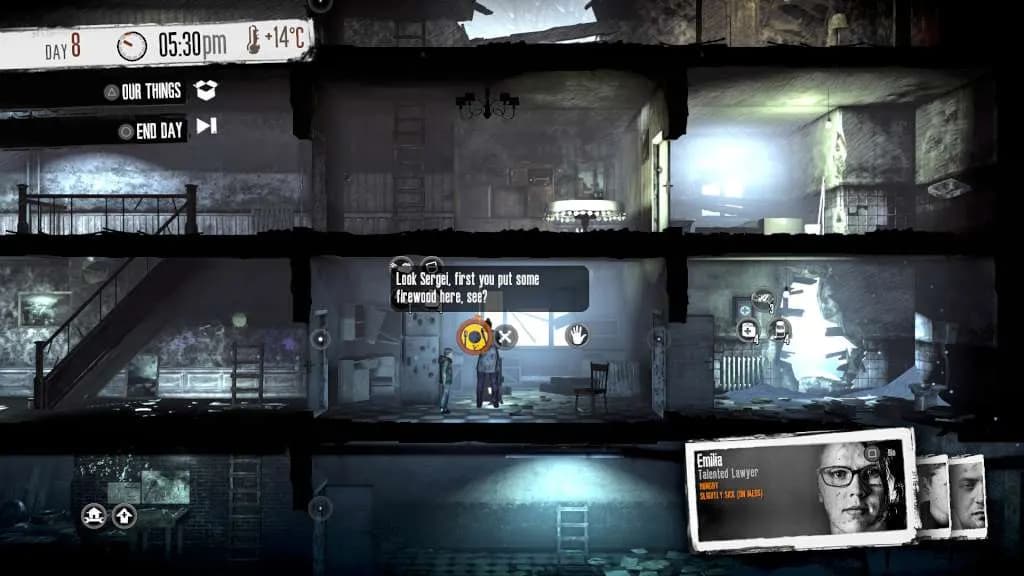THIS WAR OF MINE: THE LITTLE ONES Xbox One & Series X/S — zrzut ekranu 1 z 5