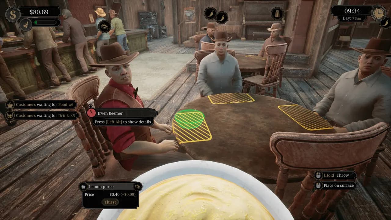 SALOON SIMULATOR Steam — zrzut ekranu 4