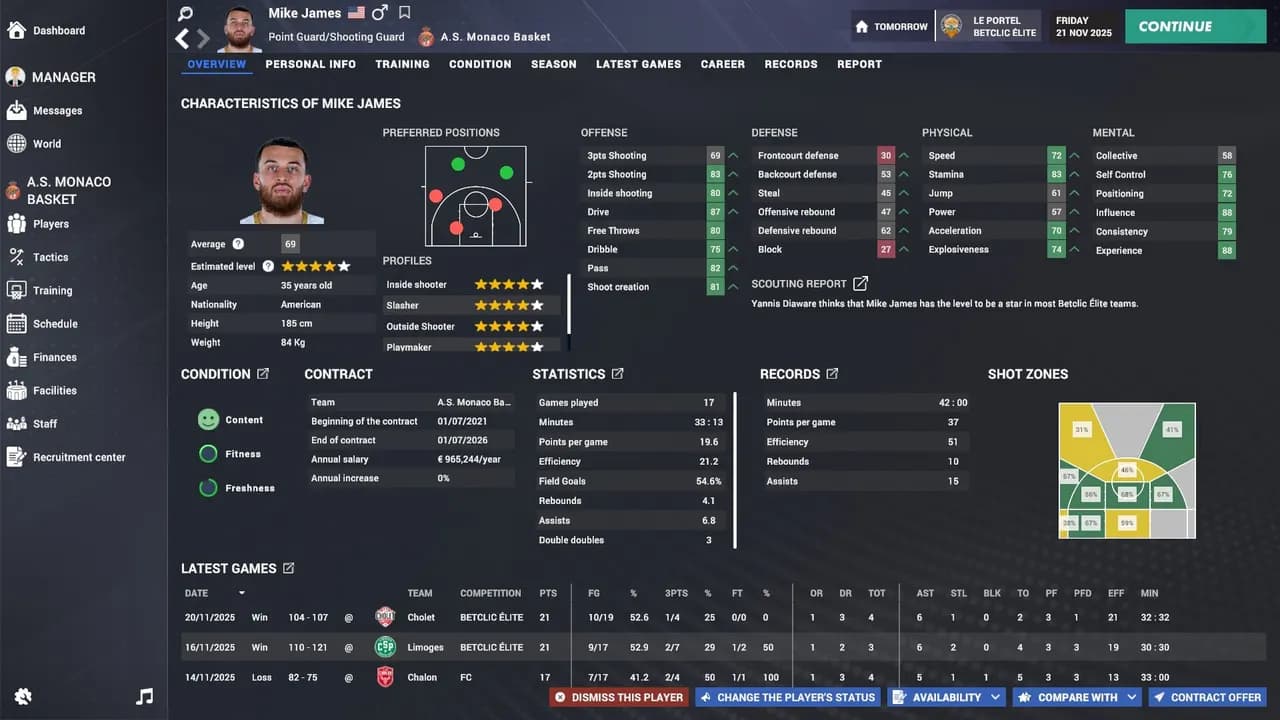 Pro Basketball Manager 2026 STEAM KLUCZ — zrzut ekranu 1 z 6