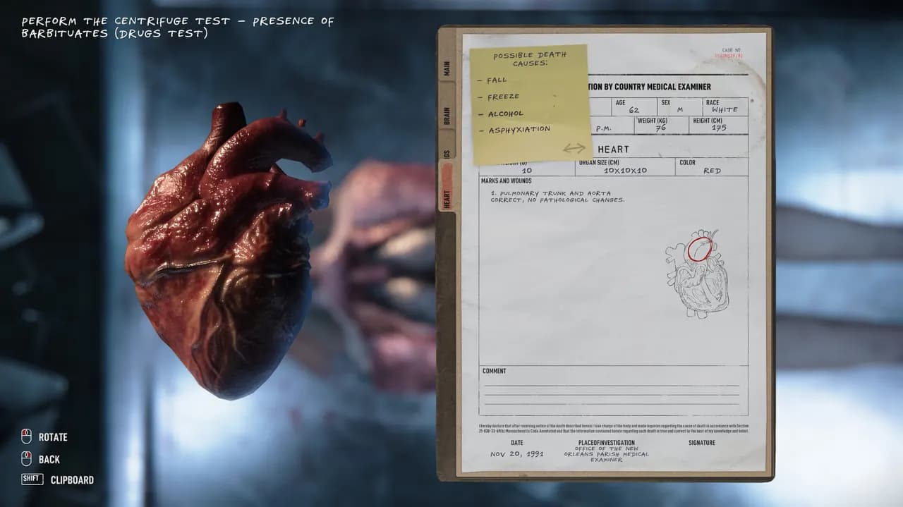 AUTOPSY SIMULATOR Steam — zrzut ekranu 6