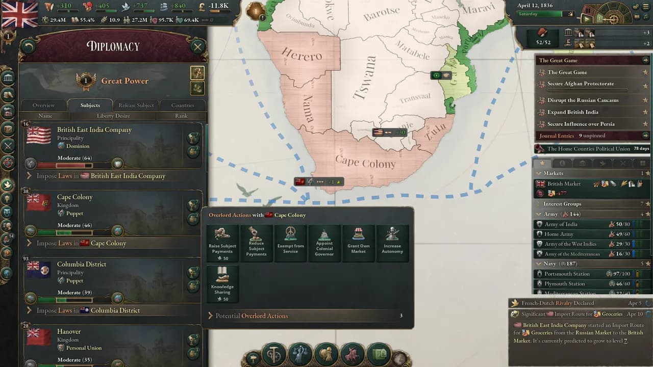 Victoria 3 - Sphere of Influence DLC STEAM KLUCZ — zrzut ekranu 5