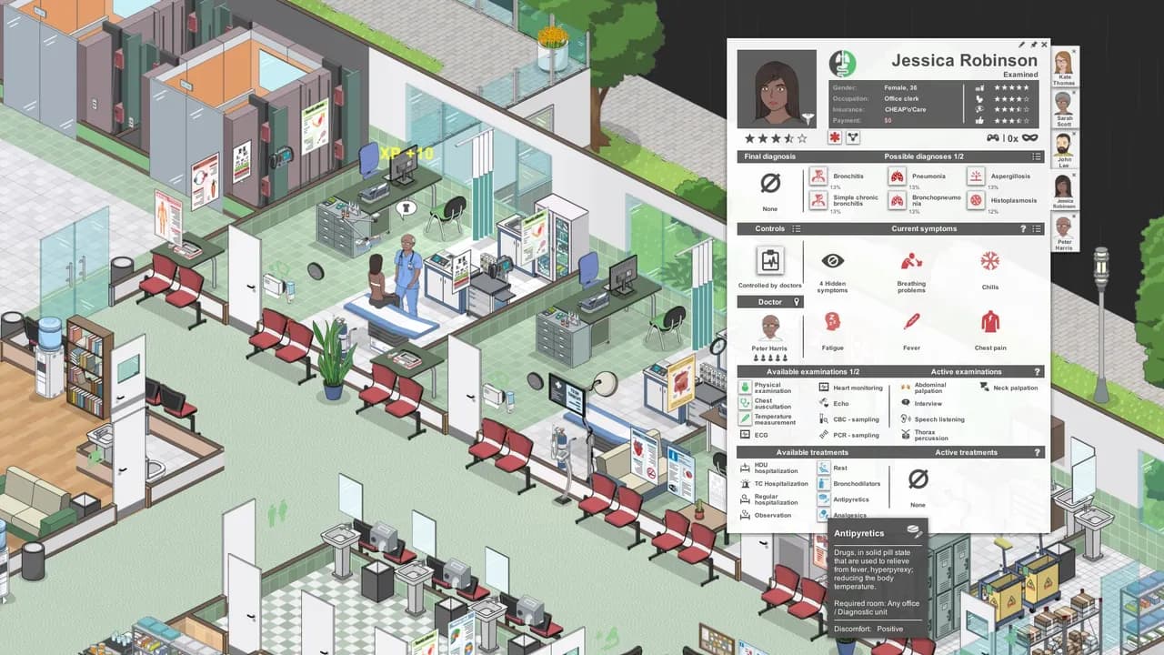 PROJECT HOSPITAL Steam — zrzut ekranu 2