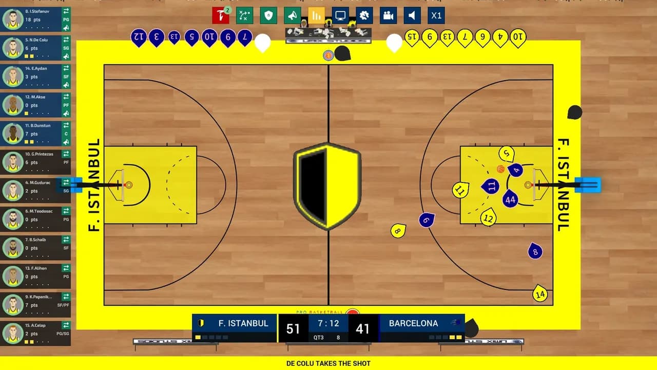 PRO BASKETBALL MANAGER 2022 Steam — zrzut ekranu 6