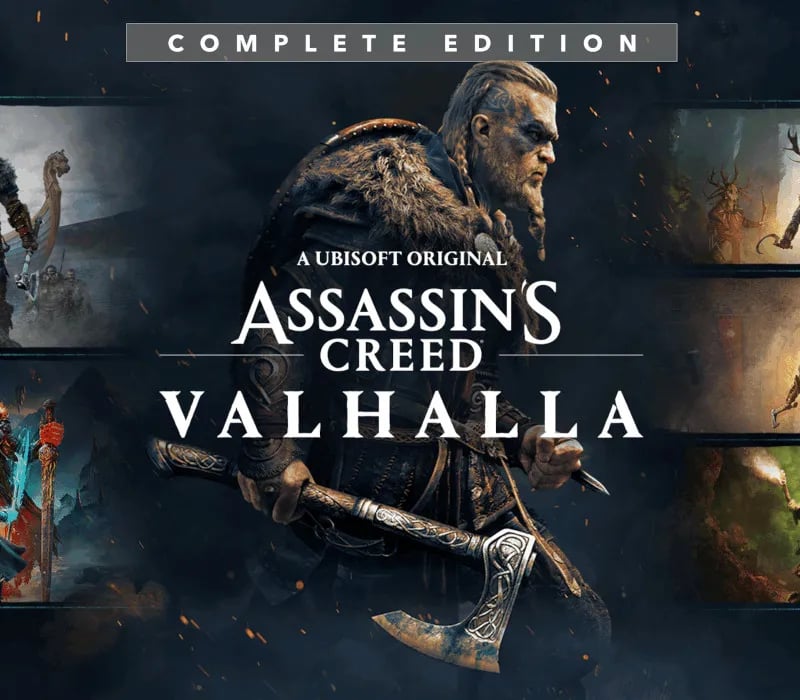Okładka gry ASSASSIN'S CREED VALHALLA COMPLETE EDITION Xbox One & Series X/S
