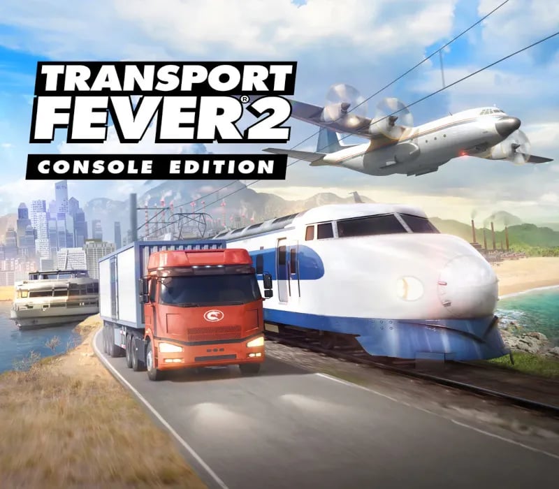 Okładka gry TRANSPORT FEVER 2 CONSOLE EDITION Xbox One & Series X/S