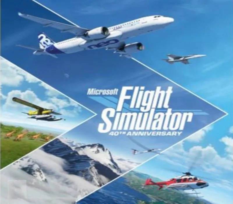 Okładka gry MICROSOFT FLIGHT SIMULATOR 40TH ANNIVERSARY Xbox Series X/S