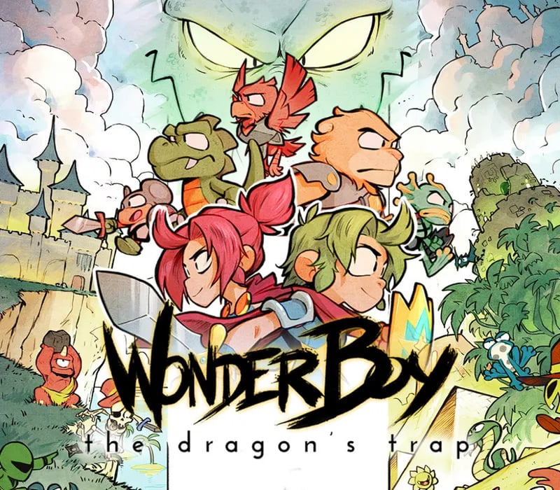 Okładka gry WONDER BOY THE DRAGON'S TRAP Xbox One & Series X/S