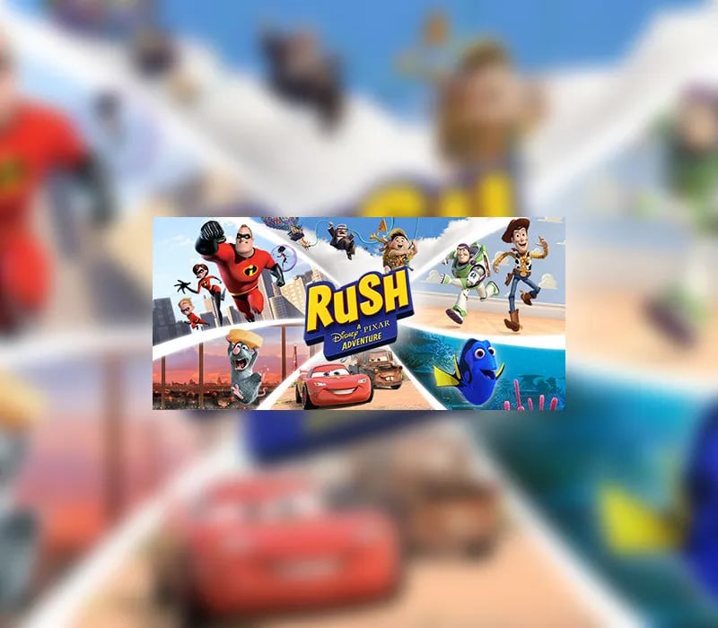 Okładka gry RUSH: A DISNEY PIXAR ADVENTURE Xbox One & Series X/S