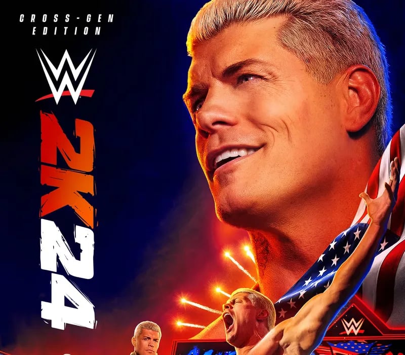 Okładka gry WWE 2K24 CROSS-GEN EDITION Xbox One & Series X/S