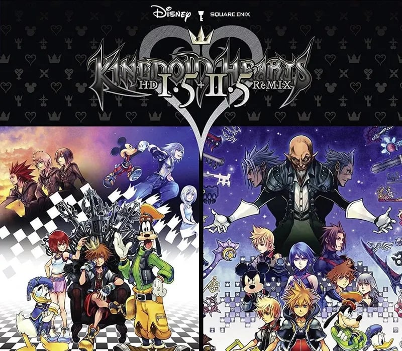 Okładka gry KINGDOM HEARTS HD 1.5+2.5 ReMIX Xbox One & Series X/S
