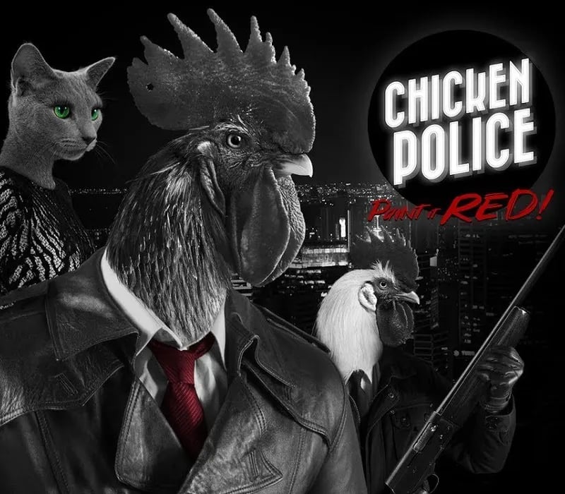 Okładka gry CHICKEN POLICE - PAINT IT RED! Xbox One & Series X/S
