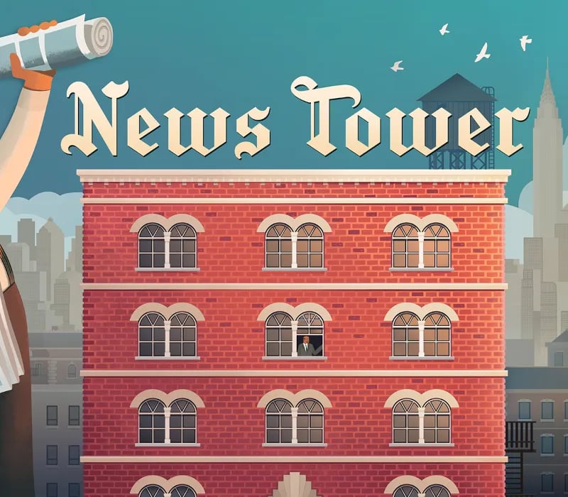 Okładka gry News Tower STEAM KLUCZ