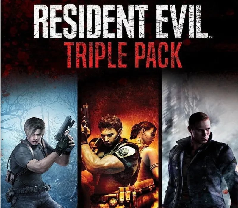 Okładka gry RESIDENT EVIL 4/5/6 PACK Xbox One & Series X/S