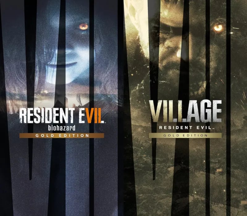 Okładka gry RESIDENT EVIL 7 GOLD EDITION & VILLAGE GOLD EDITION BUNDLE Xbox One & Series X/S