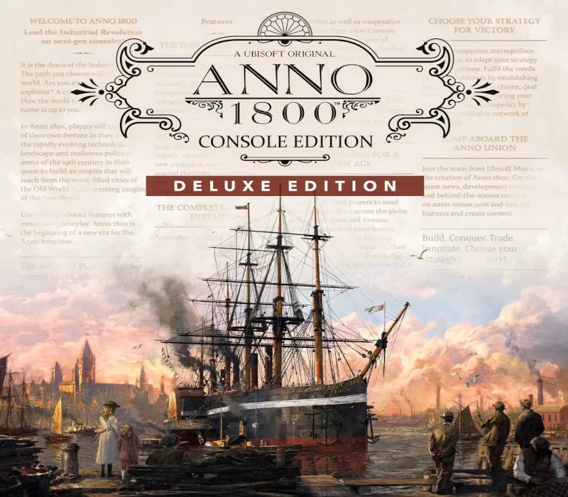 Okładka gry ANNO 1800 CONSOLE EDITION: DELUXE Xbox Series X/S