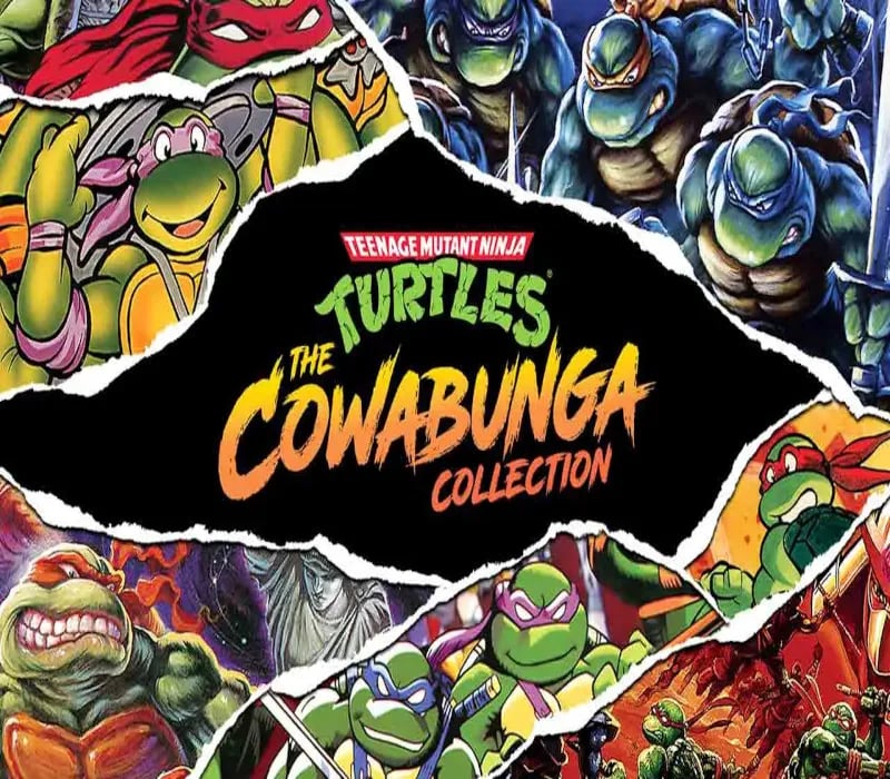 Okładka gry TEENAGE MUTANT NINJA TURTLES THE COWABUNGA COLLECTION Xbox One & Series X/S