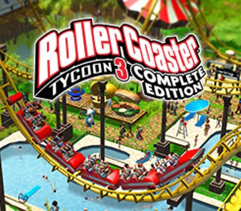 Okładka gry ROLLERCOASTER TYCOON 3 COMPLETE EDITION ROLLERCOASTER TYCOON 3 KOD Xbox One & Series X/S