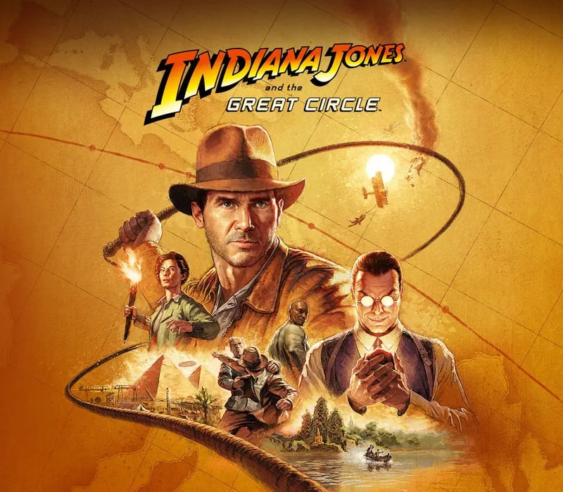 Okładka gry Indiana Jones and the Great Circle STEAM KLUCZ