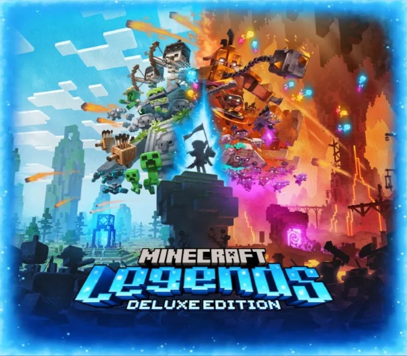 Okładka gry MINECRAFT LEGENDS DELUXE EDITION Xbox One & Series X/S