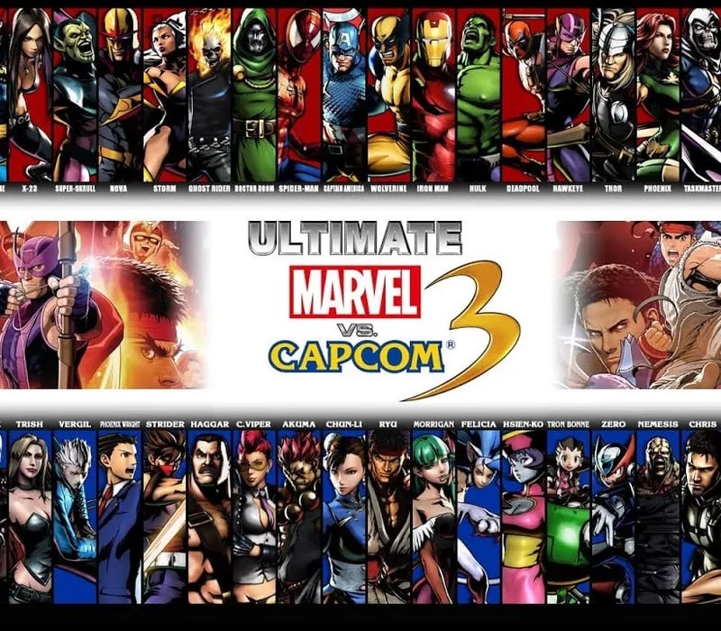 Okładka gry ULTIMATE MARVEL VS. CAPCOM 3 Xbox One & Series X/S