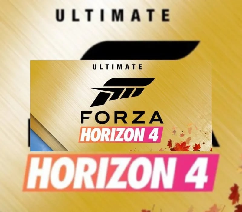 Okładka gry FORZA HORIZON 4 ULTIMATE EDITION Xbox One & Series X/S