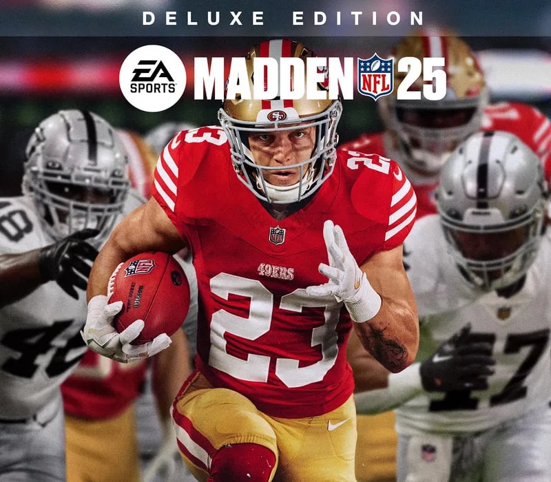 Okładka gry EA SPORTS MADDEN NFL 25 DELUXE EDITION Xbox One & Series X/S