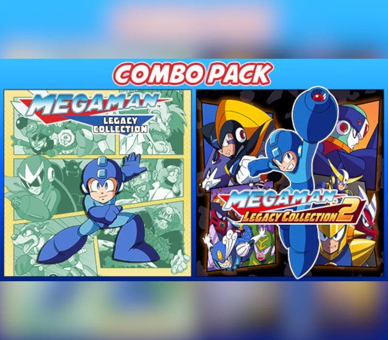 Okładka gry MEGA MAN LEGACY COLLECTION 1 & 2 Xbox One & Series X/S