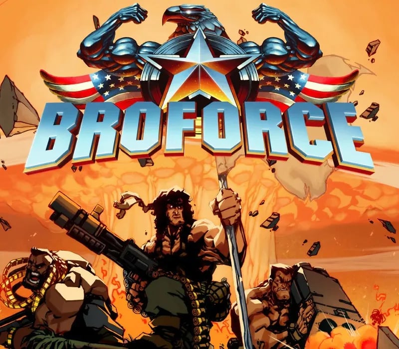 Okładka gry Broforce STEAM KLUCZ
