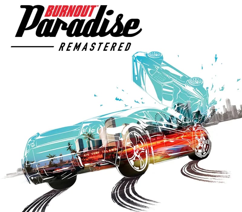 Okładka gry BURNOUT PARADISE Remastered Edition Xbox One & Series X/S