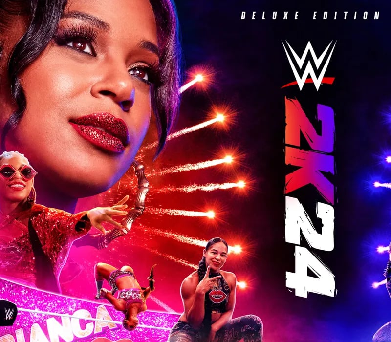 Okładka gry WWE 2K24 DELUXE EDITION Xbox One & Series X/S