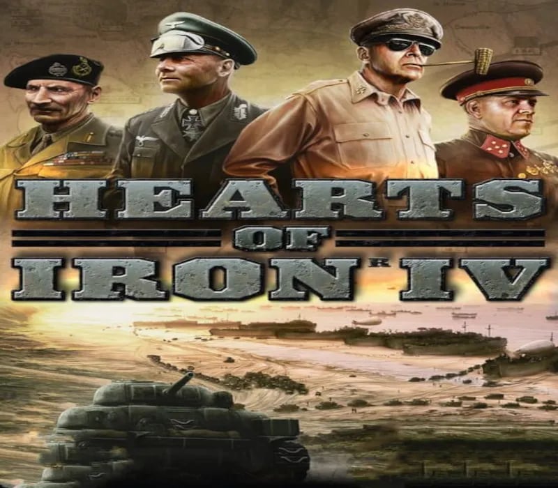 Okładka gry Hearts of Iron IV STEAM KLUCZ
