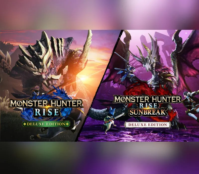 Okładka gry MONSTER HUNTER RISE + SUNBREAK DELUXE  BUNDLE Xbox One & Series X/S