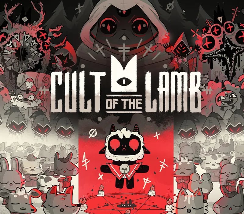 Okładka gry Cult of the Lamb STEAM KLUCZ