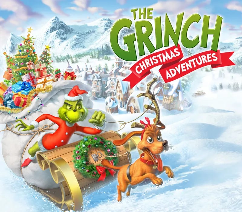 Okładka gry THE GRINCH ŚWIĄTECZNE PRZYGODY THE GRINCH CHRISTMAS ADVENTURES Xbox One & Series X/S