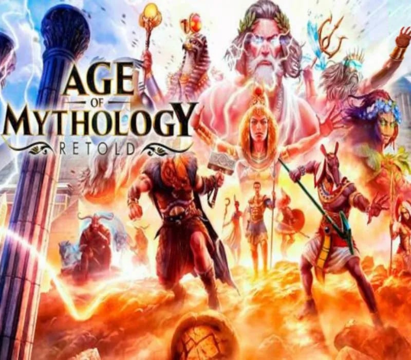 Okładka gry Age of Mythology: Retold STEAM KLUCZ