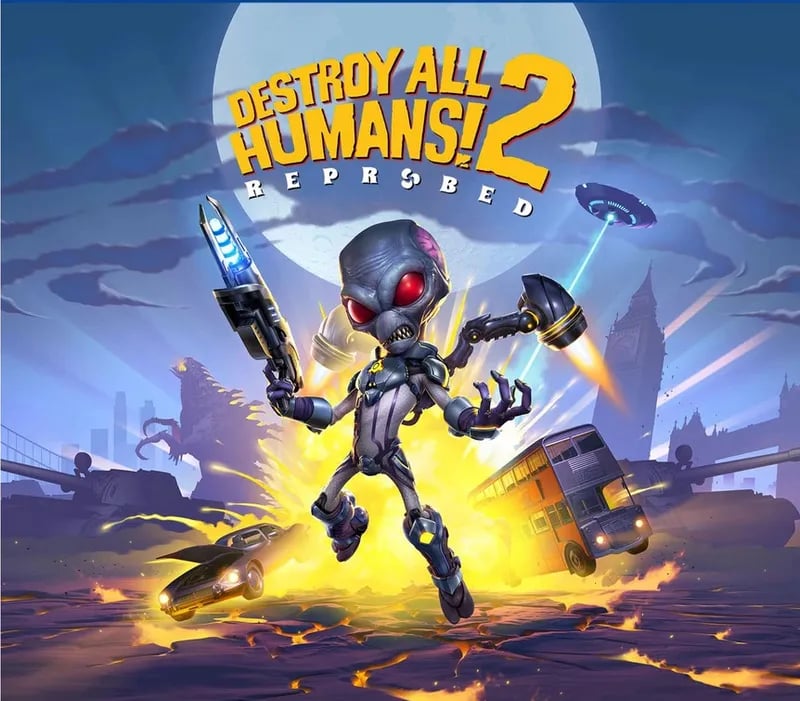 Okładka gry Destroy All Humans! 2 Reprobed STEAM KLUCZ