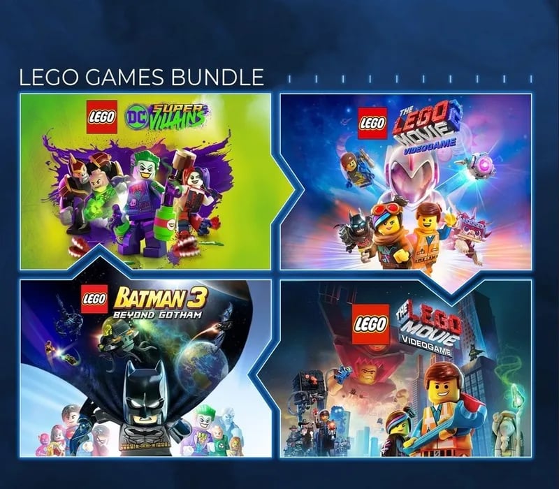 Okładka gry LEGO GAMES BUNDLE (4 GRY) Xbox One & Series X/S